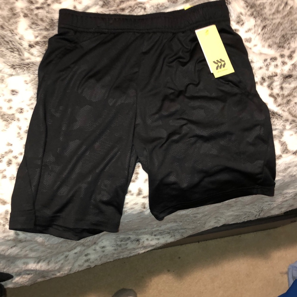 size small black shorts